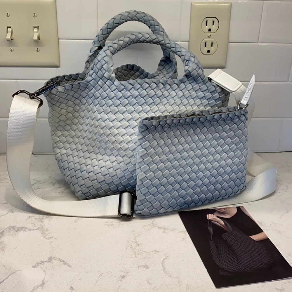 Naghedi hand dyed spec edition St Barths mini tote